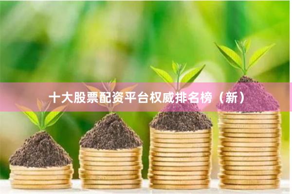 十大股票配资平台权威排名榜（新）